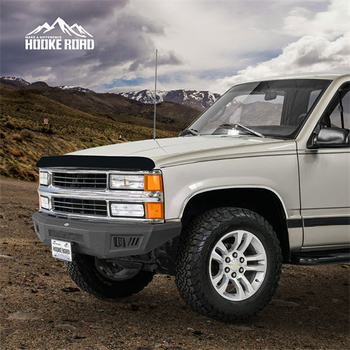 Load image into Gallery viewer, Hooke Road Front Bumper with LED Spotlights for 1988-1998 Chevy C/K 1500 2500 3500 b9082 4
