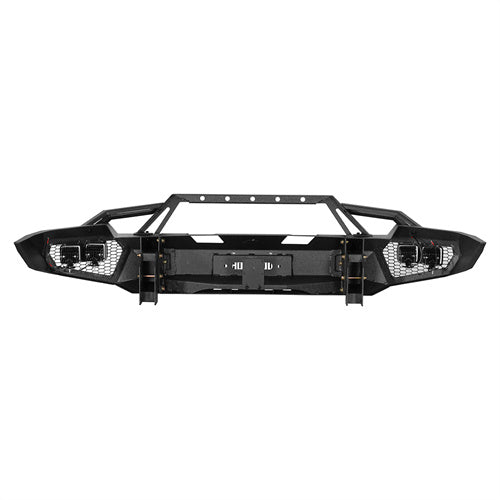 Load image into Gallery viewer, Hooke Road Front Bumper w/ Winch Plate &amp; 4 × LED Lights for 2003-2005 Ram 2500 3500, Excluding Diesel Models b6466 5
