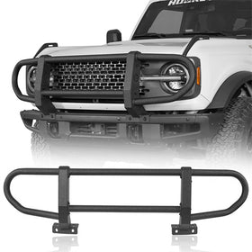 2021-2025 Ford Bronco Full Grille Guard Front Brush Guard Hooke Road b8932s 1