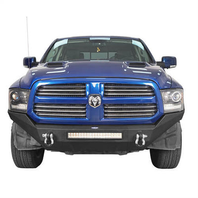 HookeRoad Dodge Ram Front Bumper & Rear Bumper for 2013-2018 Dodge Ram ...