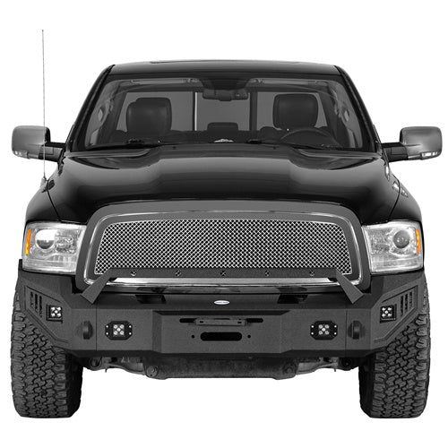 Load image into Gallery viewer, Hooke Road Full-Width Front Bumper with winch plate for 2009-2012 Ram 1500 b6202s 2
