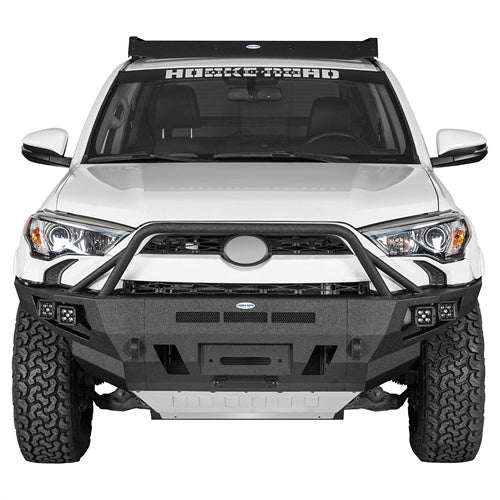 Load image into Gallery viewer, Hooke Road Full Width Front Bumper with Winch Plate for 2014-2024 Toyota 4Runner b9812sab 2
