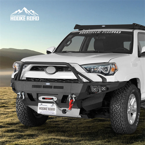 Load image into Gallery viewer, Hooke Road Full Width Front Bumper with Winch Plate for 2014-2024 Toyota 4Runner b9812sab 4
