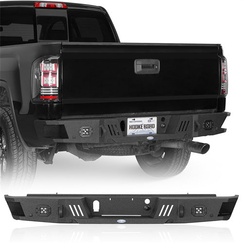 Load image into Gallery viewer, Hooke Road Sierra 1500 Rear Bumper for 2007-2018 GMC Sierra 1500 b9463 1
