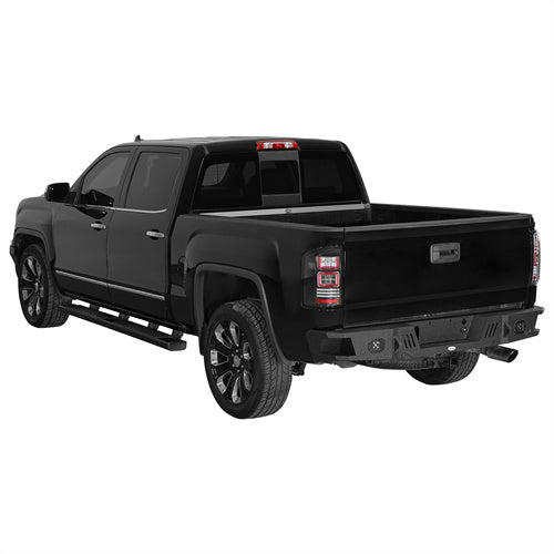 Hooke Road Sierra 1500 Rear Bumper for 2007-2018 GMC Sierra 1500 b9463 2