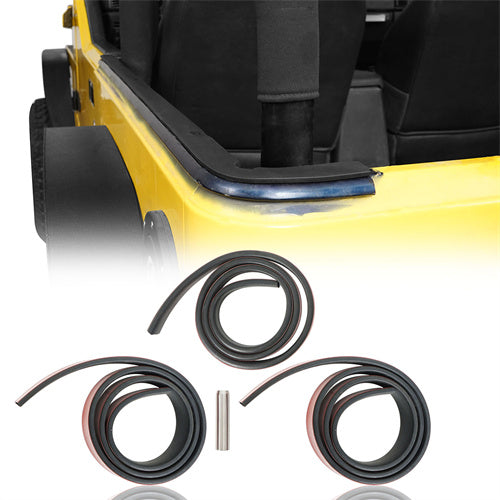 Hooke Road Hardtop Seal Kit 3-Piece for 1997-2006 Jeep Wrangler TJ Hardtops mmr10034  2