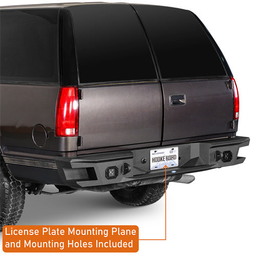 Load image into Gallery viewer, Hooke Road Heavy-duty Rear Bumper for 1992-1999  Chevy Suburban Tahoe/GMC Yukon b7230s 10
