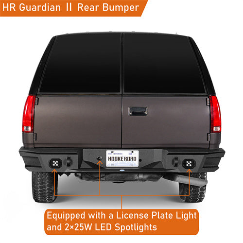 Load image into Gallery viewer, Hooke Road Heavy-duty Rear Bumper for 1992-1999  Chevy Suburban Tahoe/GMC Yukon b7230s 8
