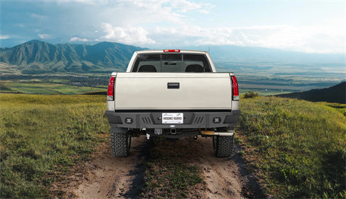 Hooke Road Heavy-duty Steel Rear Bumper for Chevy C/K 1500 2500 Fleetside 1988-1998 b9084 13