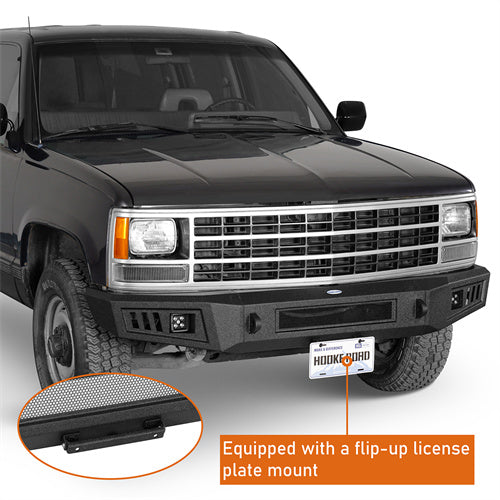 Load image into Gallery viewer, Hooke Road Steel Front Bumper for 1992-1999 Chevy Suburban Tahoe &amp; GMC Yukon b7231s 10
