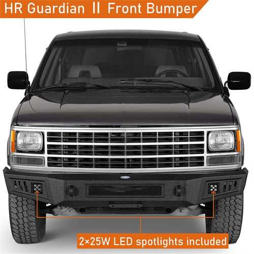 Load image into Gallery viewer, Hooke Road Steel Front Bumper for 1992-1999 Chevy Suburban Tahoe &amp; GMC Yukon b7231s 8
