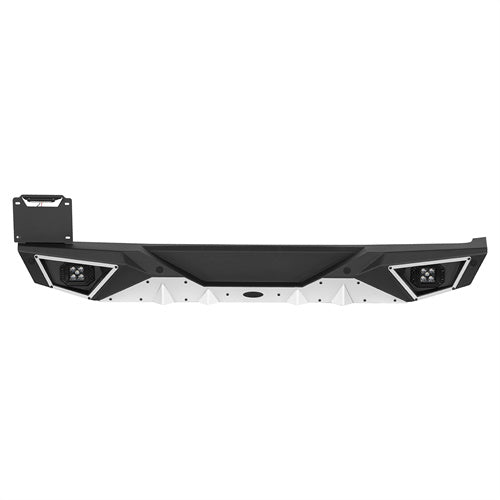 Hooke Road Jeep JL Aluminum Rear Bumper with Standard Hitch Receiver for Jeep Wrangler JL 2018-2024  b3068s 6