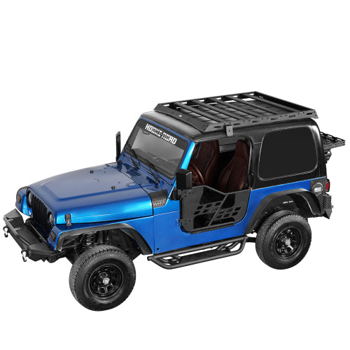 Hooke Road Jeep Wrangler Roof Rack for 1997-2006 Jeep Wrangler TJ Hardtop, Excluding Unlimited   b1038s 4