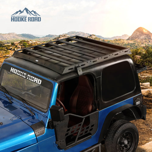 Hooke Road Jeep Wrangler Roof Rack for 1997-2006 Jeep Wrangler TJ Hardtop, Excluding Unlimited   b1038s 5