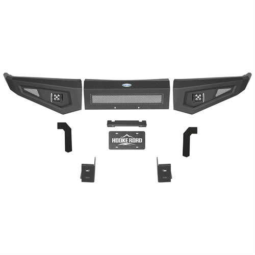 Hooke Road Steel Front Bumper for 1988-1998 Chevy C/K 1500 2500 3500 & GMC Sierra 1500 2500 3500 b9081 8