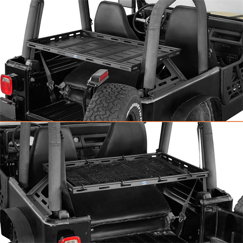 Hooke Road Interior Cargo Rack for 1987-2006 Jeep Wrangler YJ TJ, Excluding Unlimited b1067s 3