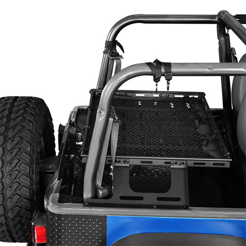 Hooke Road Interior Cargo Rack for 1987-2006 Jeep Wrangler YJ TJ, Excluding Unlimited b1067s 5