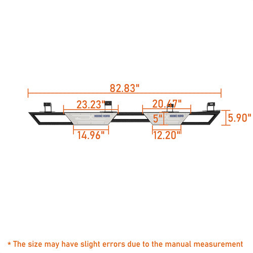 Load image into Gallery viewer, Hooke Road Jeep Gladiator Side Steps for 2020-2025 Jeep Gladiator JT b7023s 5
