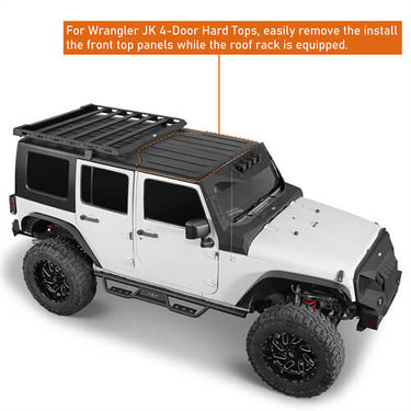 Jeep Wrangler Jk Aluminum Luggage Rack Roof Rack 4x4 Jeep Parts - Hooke 