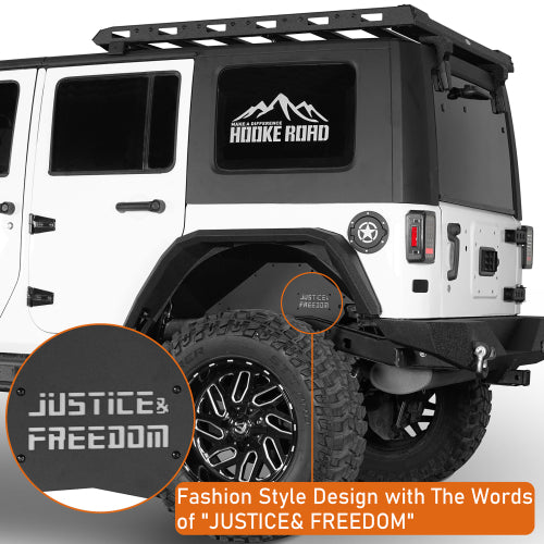 Hooke Road Jeep JK Rear Inner Fender Liners for 2007-2018 Jeep Wrangler JK b2116s 10