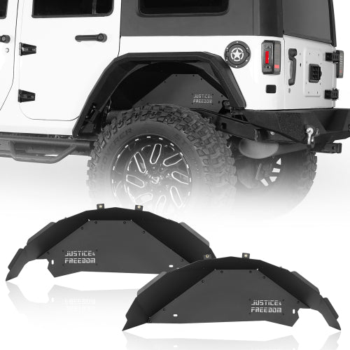 Load image into Gallery viewer, Hooke Road Jeep JK Rear Inner Fender Liners for 2007-2018 Jeep Wrangler JK b2116s 1
