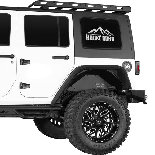 Hooke Road Jeep JK Rear Inner Fender Liners for 2007-2018 Jeep Wrangler JK b2116s 2