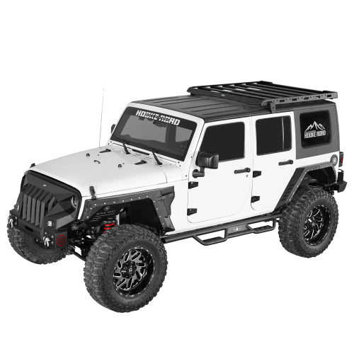 Load image into Gallery viewer, Hooke Road Jeep JK Front Fender Flares for 2007-2018 Jeep Wrangler JK b2103 4
