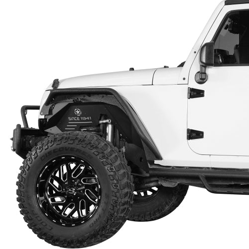 Hooke Road Jeep JK Front Inner Fender Liners for 2007-2018 Jeep Wrangler JK b2113s 4