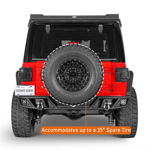 2018-2024 Jeep Wrangler JL Rear Bumper Aftermarket Bumper 4x4 Jeep Parts - Hooke Road b3063s 10