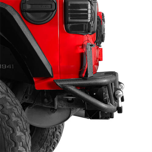 2018-2024 Jeep Wrangler JL Rear Bumper Aftermarket Bumper 4x4 Jeep Parts - Hooke Road b3063s 12