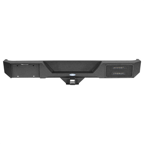 Load image into Gallery viewer, Hooke Road Jeep Rear Bumper w/Hitch Receiver for 1987-2006 Jeep Wrangler TJ &amp; YJ b1039s 5
