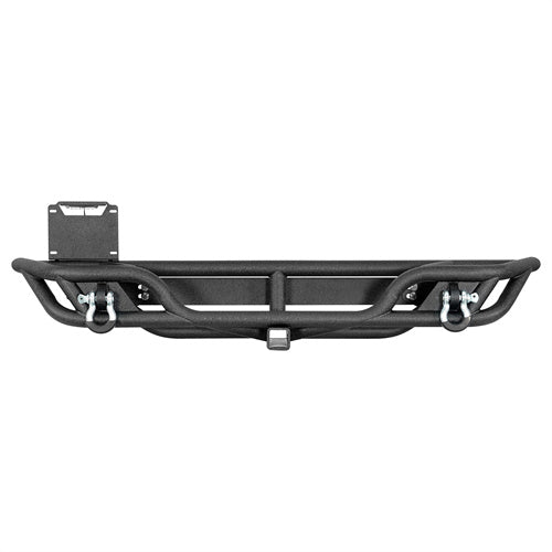 Load image into Gallery viewer, Hooke Road Jeep Tubular Rear Bumper for 1997-2006 Jeep Wrangler TJ b1072s 5
