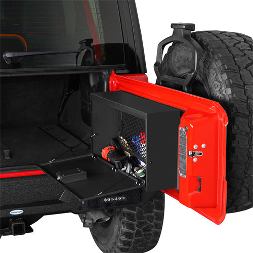 Load image into Gallery viewer, Hooke Road 2018-2024 Jeep Wrangler JL  Tailgate Storage Lock Box mmr30032 4
