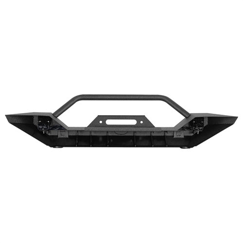 Hooke Road Jeep YJ Front Bumper with Winch Plate for 1987-1995 Jeep Wrangler YJ b1061s 6