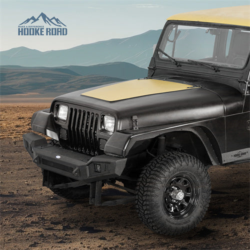 Load image into Gallery viewer, Hooke Road Jeep YJ Front &amp; Rear Fender Flares Kit for 1987-1995 Jeep Wrangler YJ b1066 4
