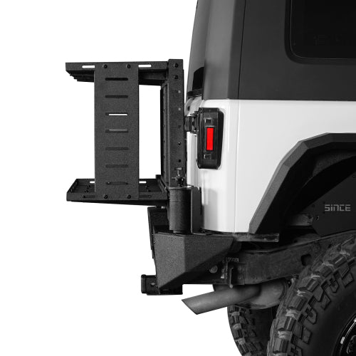 Load image into Gallery viewer, Hooke Road KarooCargo Rear Bumper w/ Double Cargo Carrier System for 2007-2018 Jeep Wrangler JK b2101s  4
