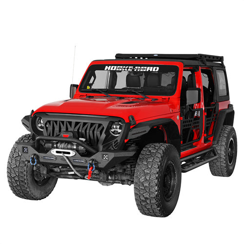 Load image into Gallery viewer, HookeRoad Jeep JT Front Bumper Mid Width Bumper for 2020-2023Jeep Gladiator b3018bs 3
