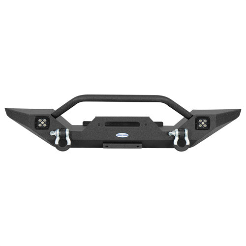 Hooke Road Mid Width Front Bumper w/ Winch Plate for 1976-1986 Jeep CJ-5 CJ-7 CJ-8 Scrambler b1081s 5