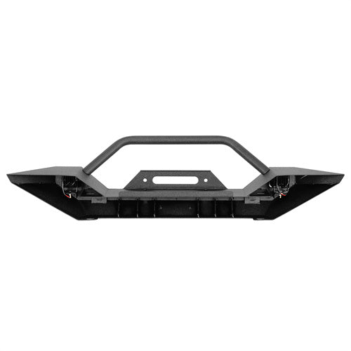 Hooke Road Mid Width Front Bumper w/ Winch Plate for 1976-1986 Jeep CJ-5 CJ-7 CJ-8 Scrambler b1081s 6