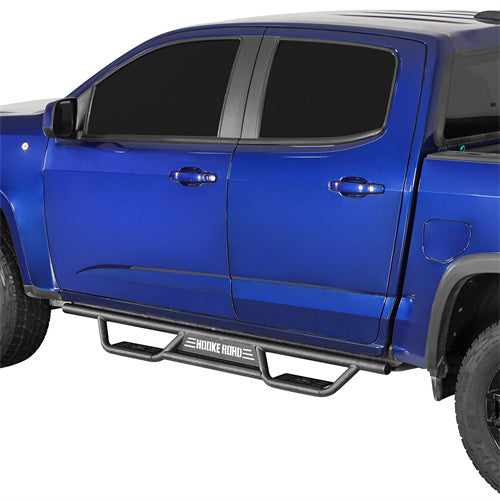 Hooke Road  Nerf Side Step Bars for 2015-2024 Chevy Colorado & GMC Canyon Crew Cab b9103s 3