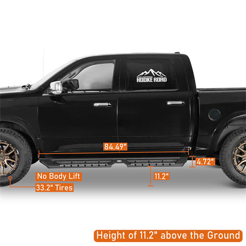 Load image into Gallery viewer, Hooke Road Nerf Side Step Bars for Ram 1500 &amp; Ram 1500 Classic &amp; Ram 2500/3500 Crew Cab b6028 11
