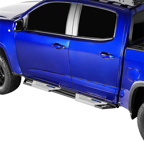 Load image into Gallery viewer, Hooke Road Nerf Side Steps Bars for 2015-2024 Chevy Colorado &amp; GMC Canyon Crew Cab b9104s 2
