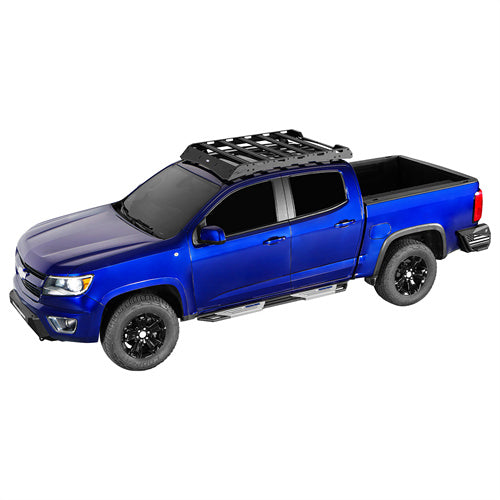 Hooke Road Nerf Side Steps Bars for 2015-2024 Chevy Colorado & GMC Canyon Crew Cab b9104s 3