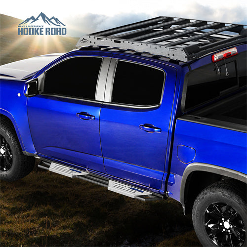 Hooke Road Nerf Side Steps Bars for 2015-2024 Chevy Colorado & GMC Canyon Crew Cab b9104s 4