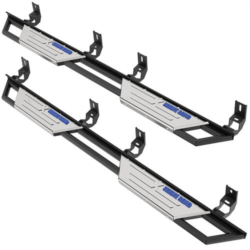 Hooke Road Nerf Side Steps Bars for 2015-2024 Chevy Colorado & GMC Canyon Crew Cab b9104s 6