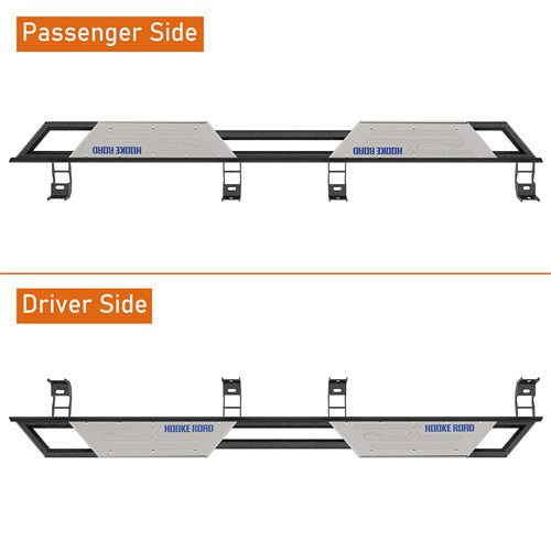 Load image into Gallery viewer, Hooke Road Nerf Side Steps Bars for 2015-2024 Chevy Colorado &amp; GMC Canyon Crew Cab b9104s 8
