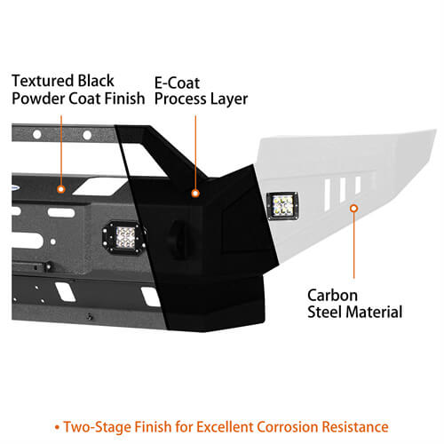 Load image into Gallery viewer, Offroad Full Width Front Bumper 4x4 Truck Parts For 2005-2007 Ford F-250 - Hooke Road b8505 15
