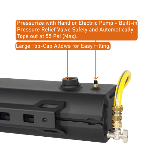 Hooke Road 4.3 Gallon Portable Pressurized Water Tank Storage for Overland Off-Road Vehicles & Pick-up Trucks b9915s 12