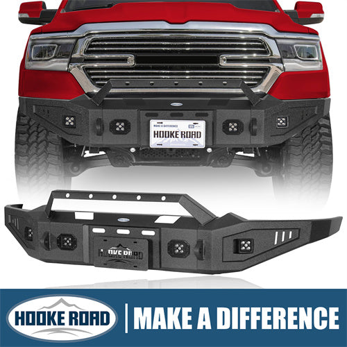 Load image into Gallery viewer, Hooke Road  2019-2024 Ram 1500 Full Width Front Bumper, Excluding EcoDiesel, Rebel &amp; TRX, 2019-2024 Ram 1500 Classic Models b6035 12
