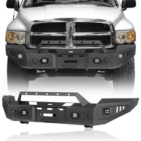 Hooke Road 2003-2005 Ram 2500 Front Bumper w/Winch Plate Ram 2500 Accessories b6465 2